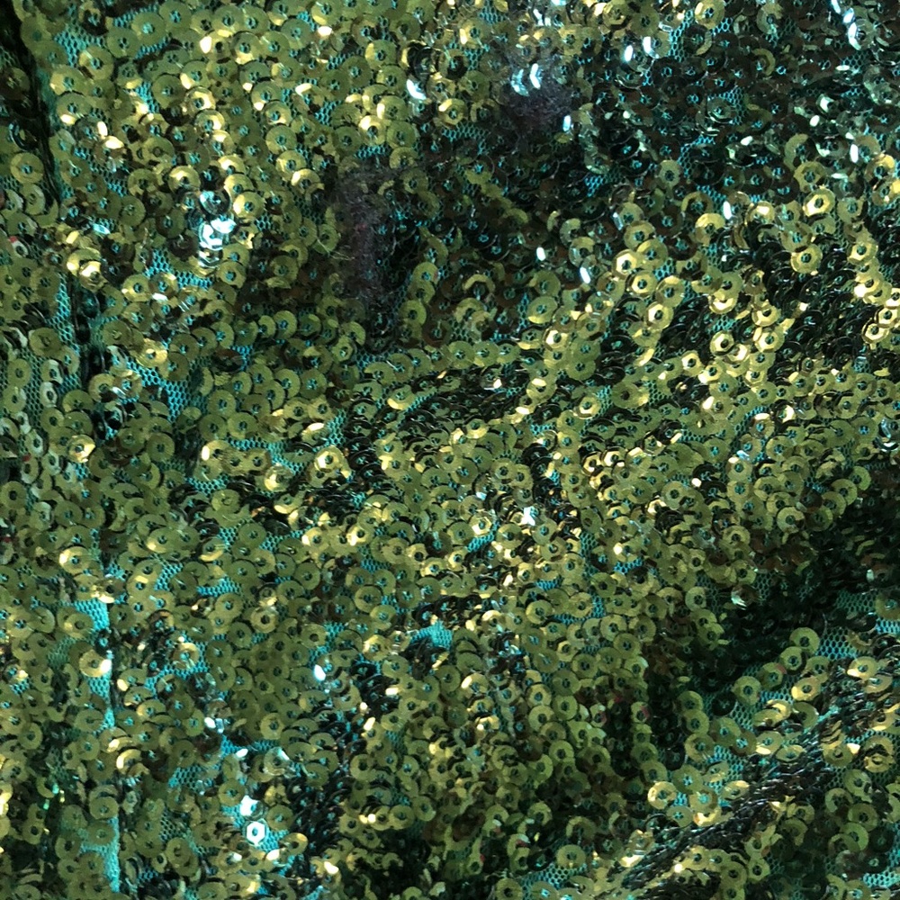 Stunning Backless Sequin Romper - image 2